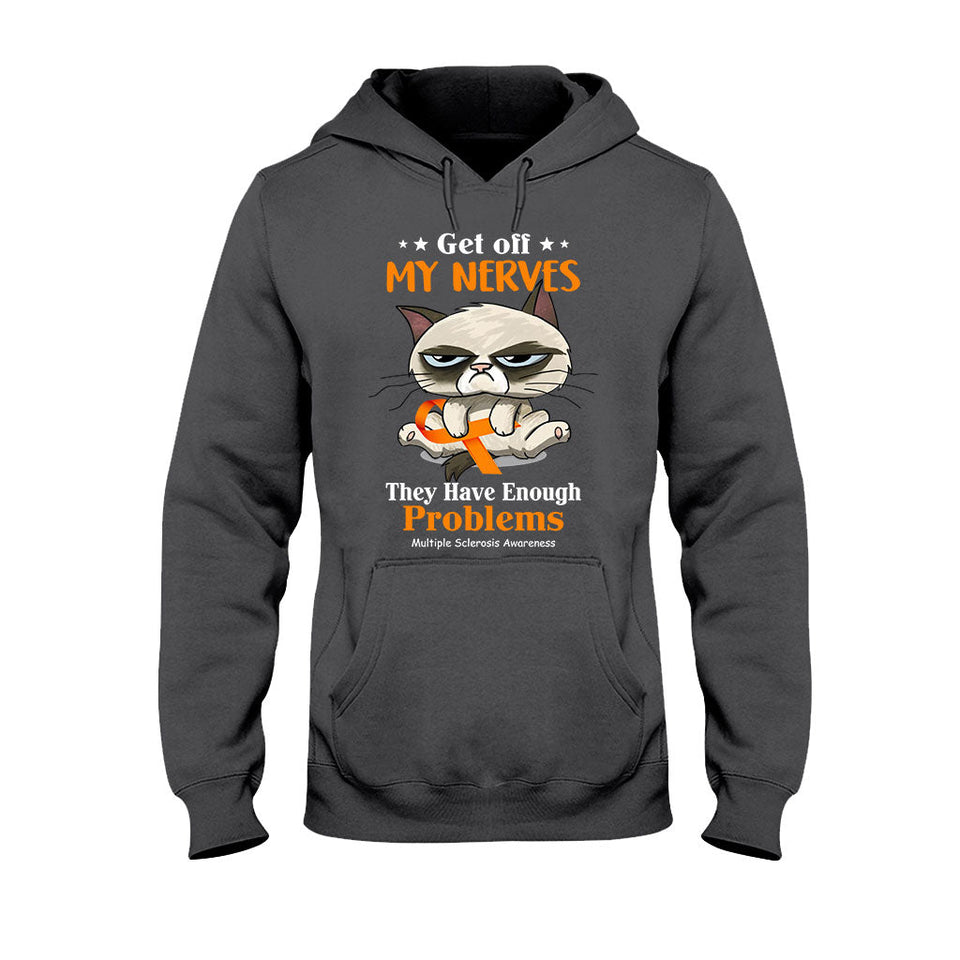Laissez-moi tranquille ! – T-shirt et sweat à capuche de sensibilisation à la sclérose en plaques 092021