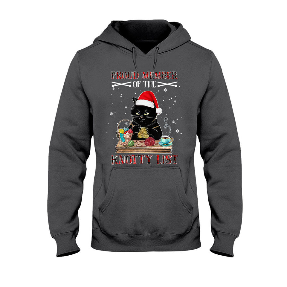 Yes I'm On The Santa's Knotty List Knitting - T-shirt and Hoodie