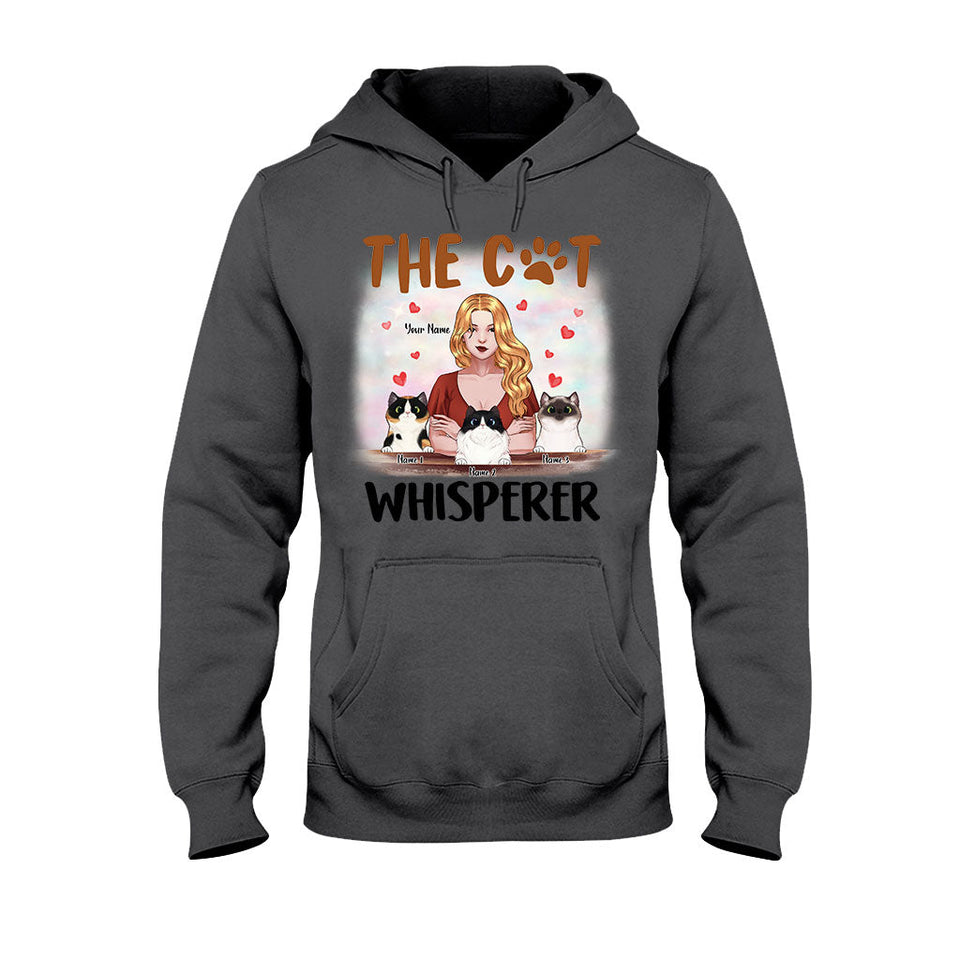 The Cat Whisperer - Personalized Mother's Day Cat T-shirt and Hoodie