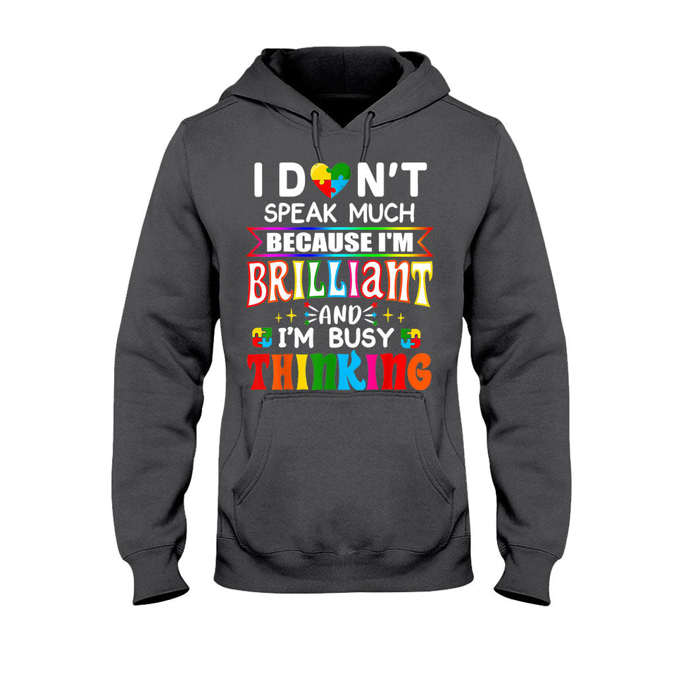 T-shirt et sweat à capuche « Je suis brillant » pour la sensibilisation à l'autisme 112021
