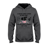A Woman Cannot Survive On Wine Alone - Camping T-shirt and Hoodie 1121
