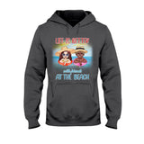 Boozing With My Beaches - Personalized Sea Lover T-shirt and Hoodie