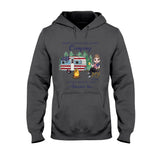 She's A Good Girl Loves Camping - Personalized Independence Day T-shirt and Hoodie
