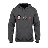 Me With The Dogs - Personalized Dog T-shirt and Hoodie