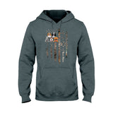 Love My Dogs - Personalized Independence Day Dog T-shirt and Hoodie