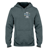 Car Road On Dad's Back - Personalized Father T-shirt And Hoodie