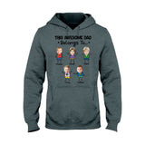 This Awesome Dad Belongs To - Personalized Father T-shirt and Hoodie