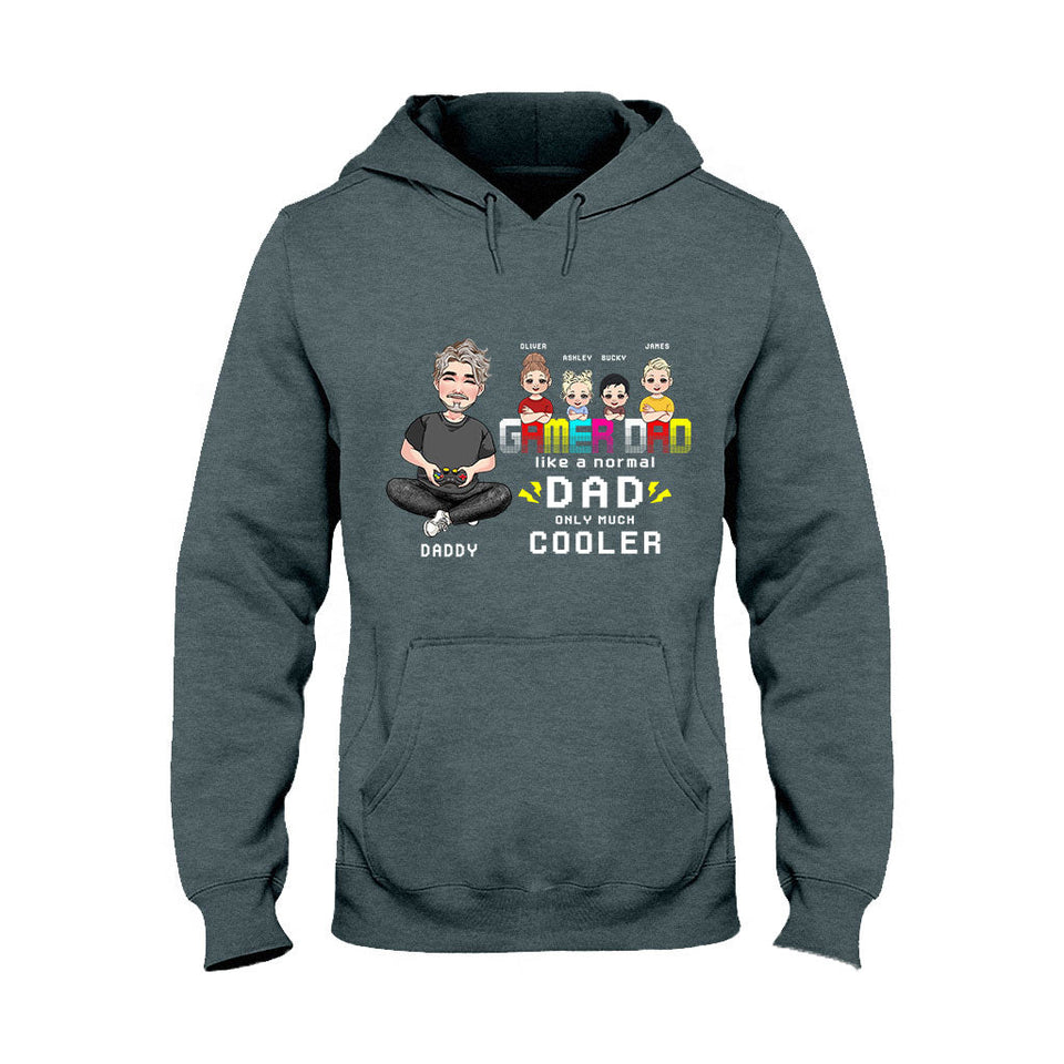 Gamer Dad - Personalized Video Game T-shirt and Hoodie