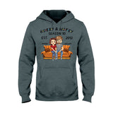 Hubby And Wifey - Personalized Christmas Couple T-shirt and Hoodie