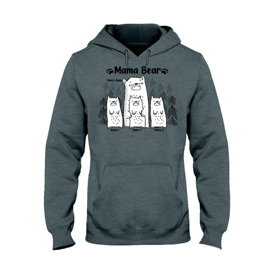 Mama Bear - Personalized Mother's day Mother T-shirt And Hoodie