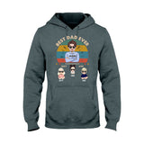Best Dad Ever - Personalized Father T-shirt and Hoodie