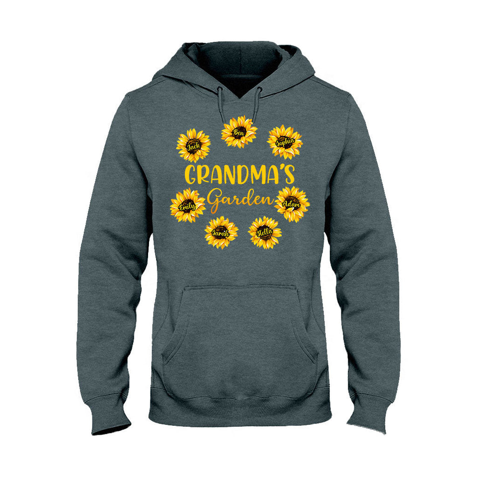 Grandma’s Garden - Gift for grandma, mom, dad, grandpa - Personalized T-shirt And Hoodie