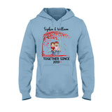 Together Since - Personalized Couple T-shirt and Hoodie
