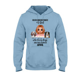 Never Underestimate - Personalized Dog T-shirt and Hoodie