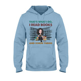 This Is My Reading Blanket - Personalized Book T-shirt and Hoodie