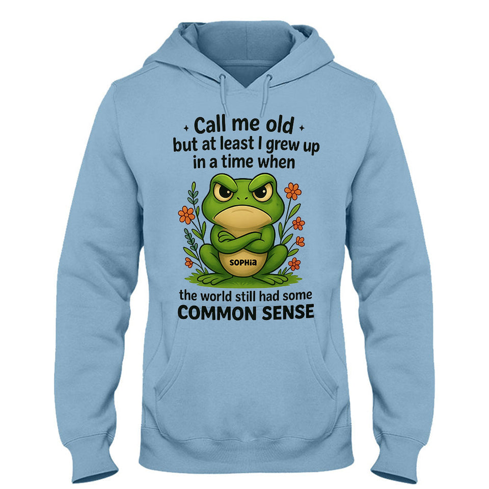 Call Me Old - Love Frog Personalized T-shirt And Hoodie