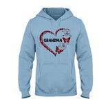 Grandma Butterfly - Gift for grandma, mom - Personalized T-shirt And Hoodie