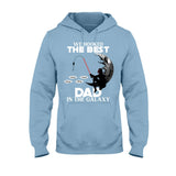 Hooked On Being Papa - Personalized Father's Day Fishing T-shirt and Hoodie
