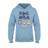 Dog Mom - Personalized Independence Day T-shirt and Hoodie