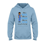 Black Nurse - Personalized Nurse T-shirt and Hoodie