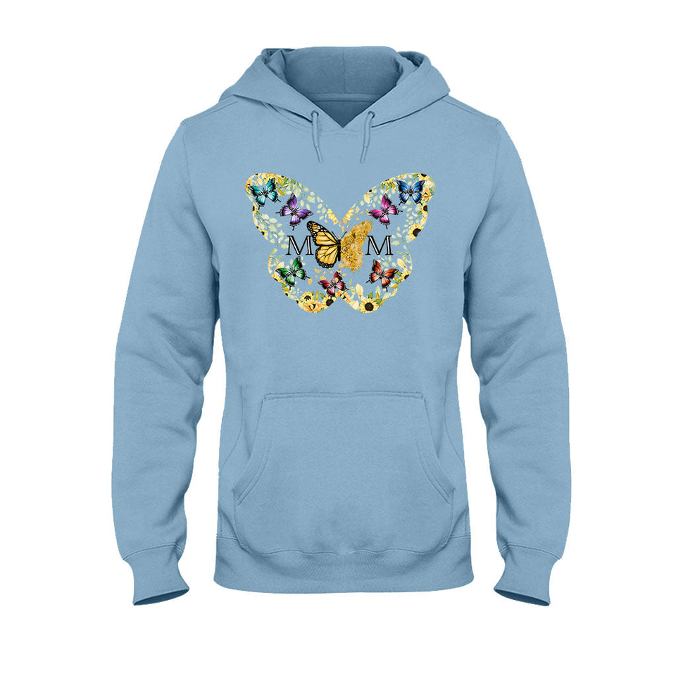 Mom Butterfly - Personalized Mother T-shirt and Hoodie