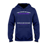 Je suis une personne qui veut faire plein de choses - T-shirt et sweat à capuche personnalisés pour la sensibilisation à la fibromyalgie