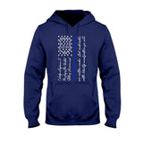 Police Badge Pledge Of Allegiance - Personalized Independence Day T-shirt and Hoodie