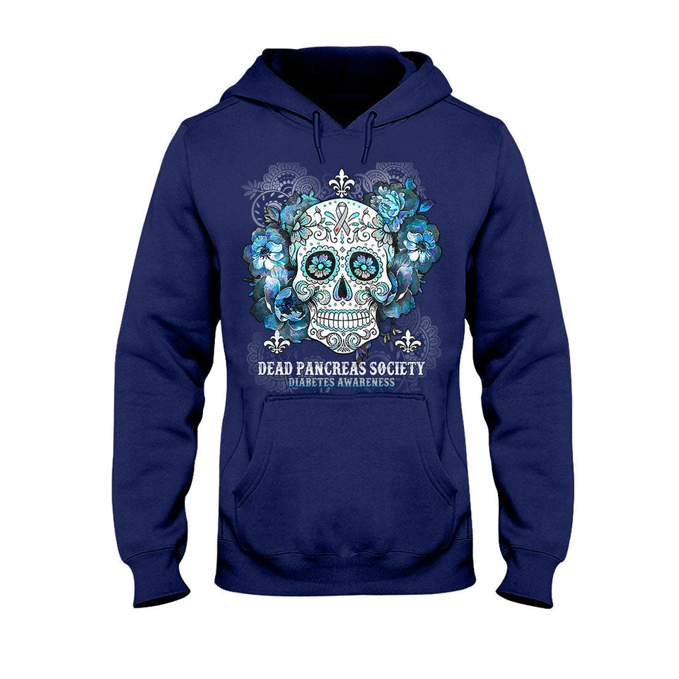 T-shirt et sweat-shirt à capuche de la Dead Pancreas Society (Sensibilisation au diabète) 102021