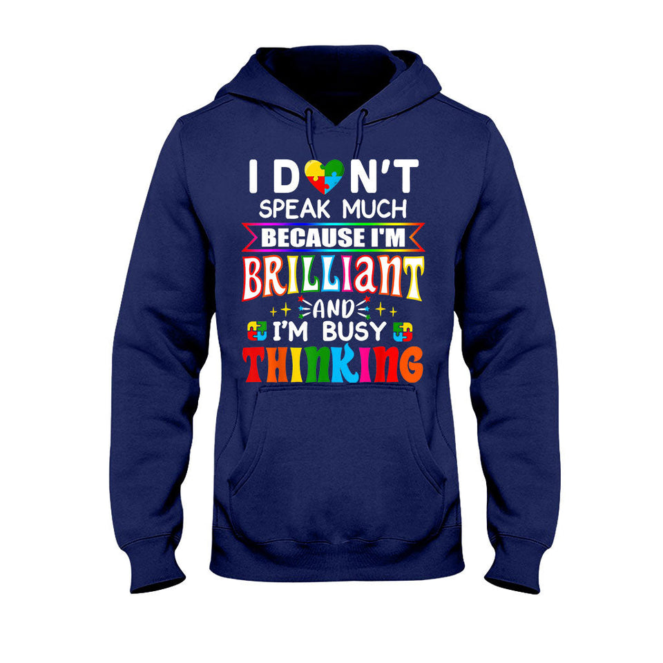 T-shirt et sweat à capuche « Je suis brillant » pour la sensibilisation à l'autisme 112021