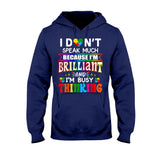 T-shirt et sweat à capuche « Je suis brillant » pour la sensibilisation à l'autisme 112021