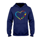 Sensibilisation à l'autisme - T-shirt et sweat à capuche personnalisés 1121
