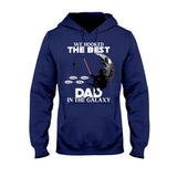 Hooked On Being Papa - Personalized Father's Day Fishing T-shirt and Hoodie