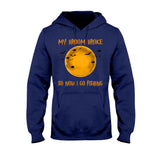 My Broom Broke I Go Fishing Personalized T-shirt And Hoodie