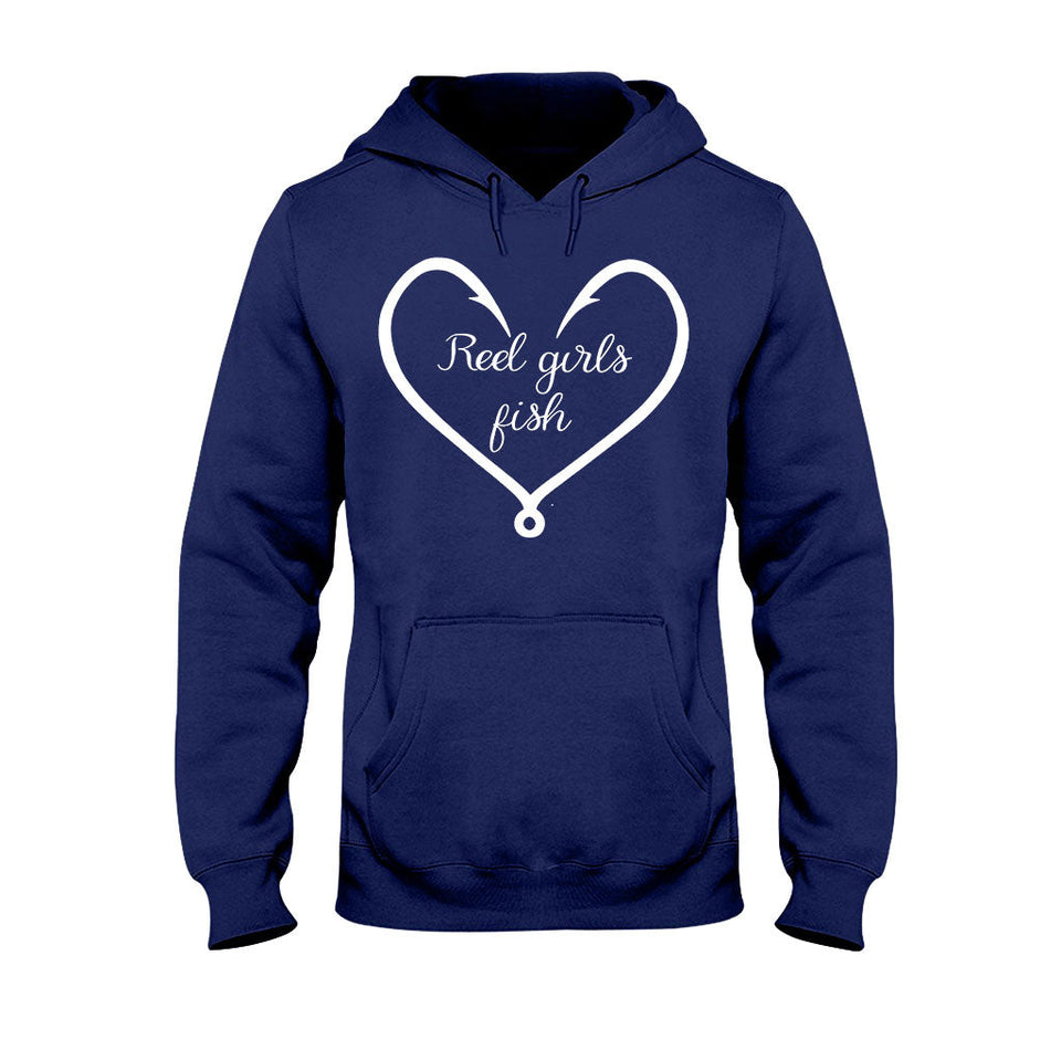 Reel Girl Fish - T-shirt and Hoodie 112021