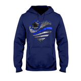 Blue Line - Police Officer T-shirt And Hoodie 062021