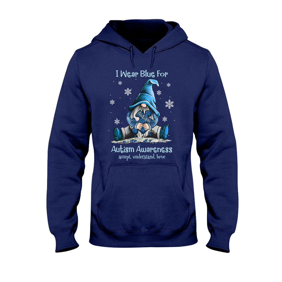 Je porte du bleu - T-shirt et sweat à capuche de sensibilisation à l'autisme 062021