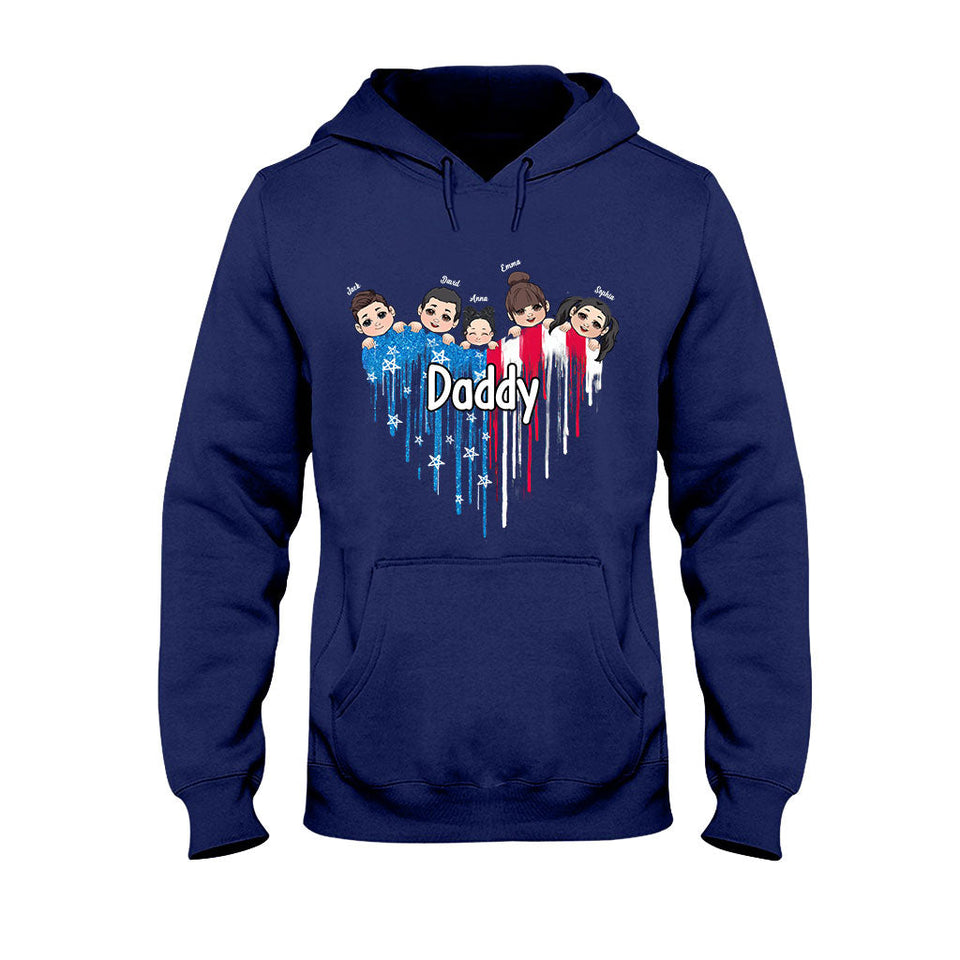 Best Dad Ever - Personalized Father T-shirt and Hoodie