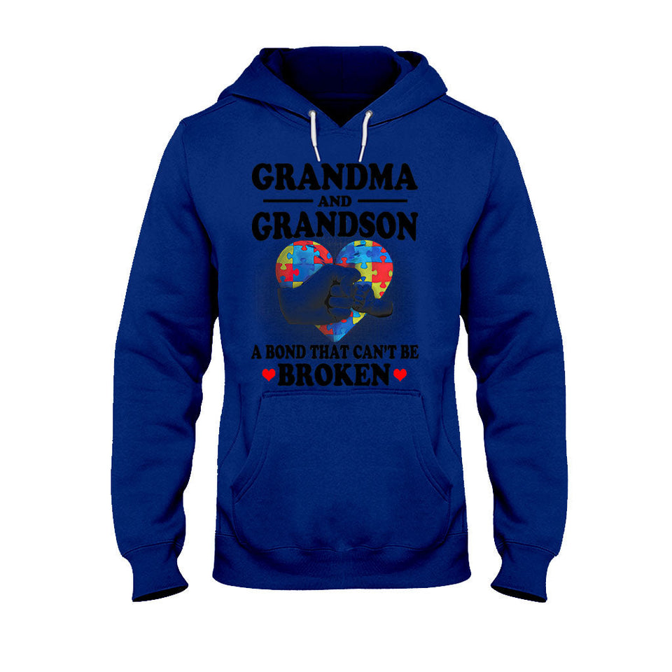 T-shirt et sweat à capuche « Grand-mère et petit-fils » pour la sensibilisation à l'autisme (06/2021)