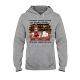 Books And Cats - Personalized Book T-shirt and Hoodie