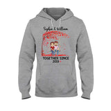 Together Since - Personalized Couple T-shirt and Hoodie
