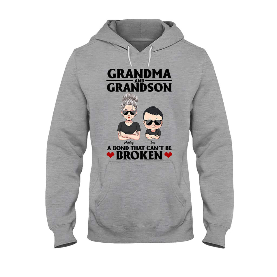 A Bond That Can't Be Broken - Personalized Mother's Day Grandma T-shirt and Hoodie