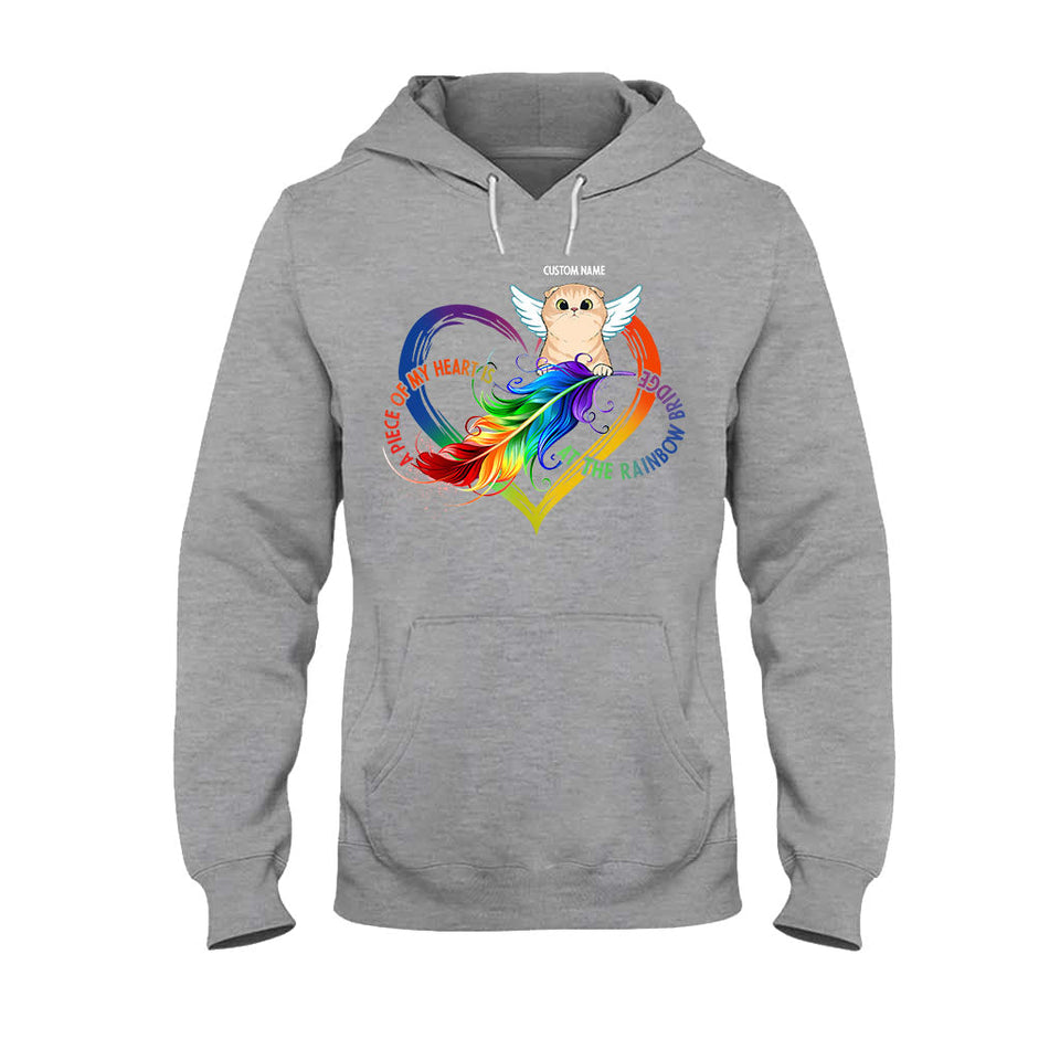 A Piece Of My Heart - Personalized Cat T-shirt and Hoodie