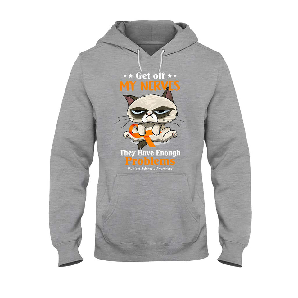 Laissez-moi tranquille ! – T-shirt et sweat à capuche de sensibilisation à la sclérose en plaques 092021