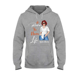 Rockin The Nana Life - Personalized Grandma T-shirt and Hoodie