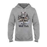 Papa's Wolf Pack - Personalized Father T-shirt And Hoodie