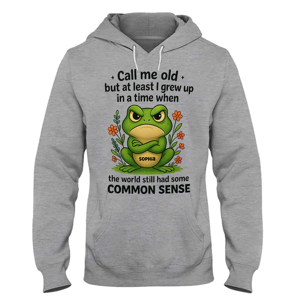 Call Me Old - Love Frog Personalized T-shirt And Hoodie