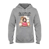 Life Is Better With Cat - Personalized Mother's Day Cat T-shirt and Hoodie