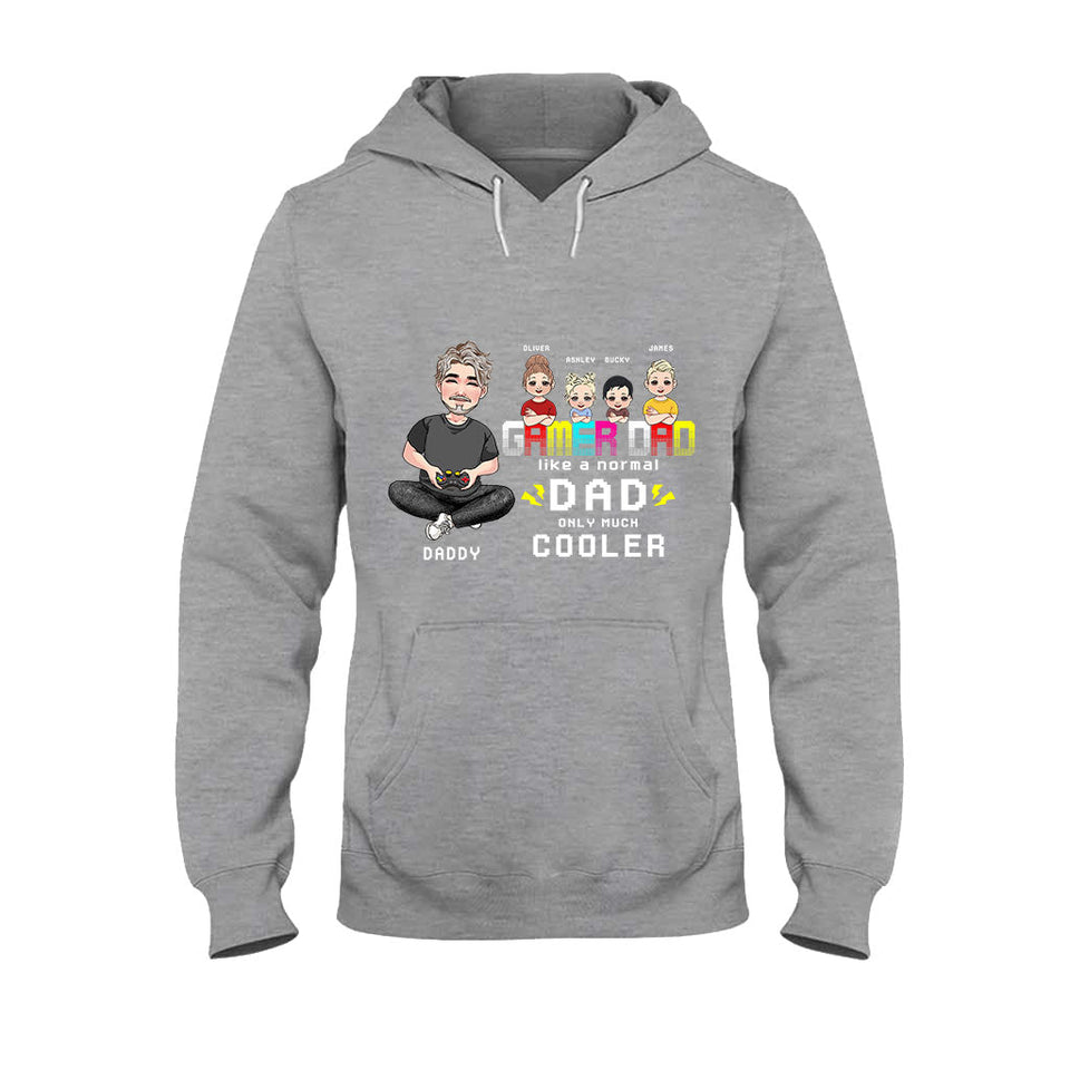 Gamer Dad - Personalized Video Game T-shirt and Hoodie