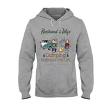 Husband And Wife Camping Couple For Life - Personalized Couple Camping T-shirt and Hoodie