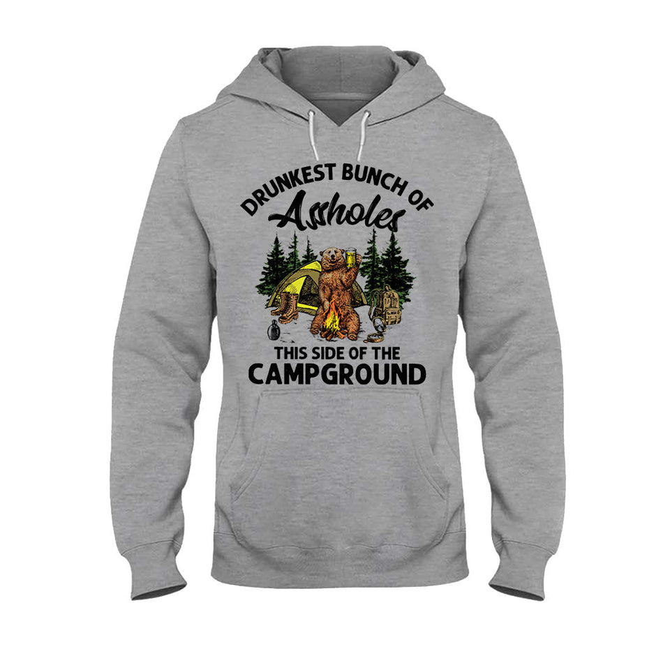 Drunkest Bunch This Side Of The Campground - Camping T-shirt and Hoodie 112021
